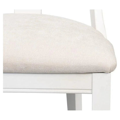 Deco Linen Armless Dining Chair 2PC - LOOMLAN - Sarreid - Dining Chairs