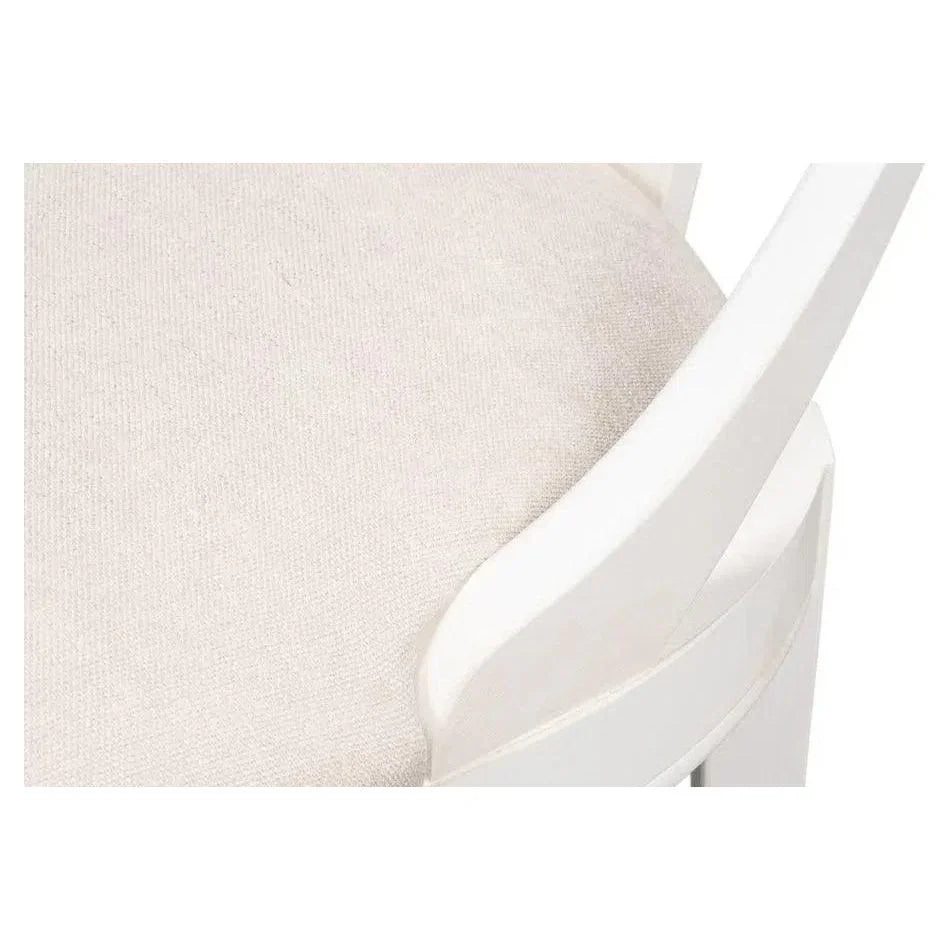 Deco Linen Armless Dining Chair 2PC - LOOMLAN - Sarreid - Dining Chairs