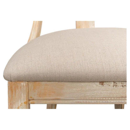 Deco Linen Armless Dining Chair 2PC - LOOMLAN - Sarreid - Dining Chairs