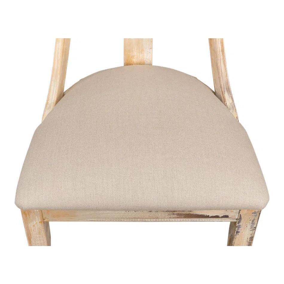 Deco Linen Armless Dining Chair 2PC - LOOMLAN - Sarreid - Dining Chairs