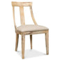 Deco Linen Armless Dining Chair 2PC - LOOMLAN - Sarreid - Dining Chairs