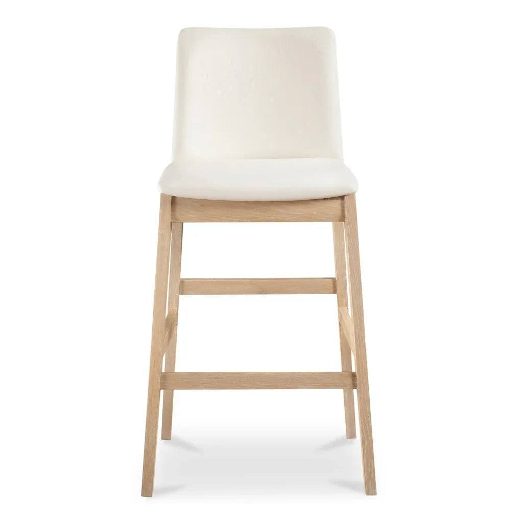Deco Natural Oak Frame Barstool - LOOMLAN - Moe's Home - Bar Stools