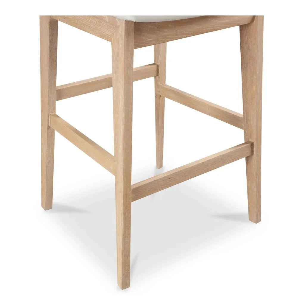 Deco Natural Oak Frame Barstool - LOOMLAN - Moe's Home - Bar Stools