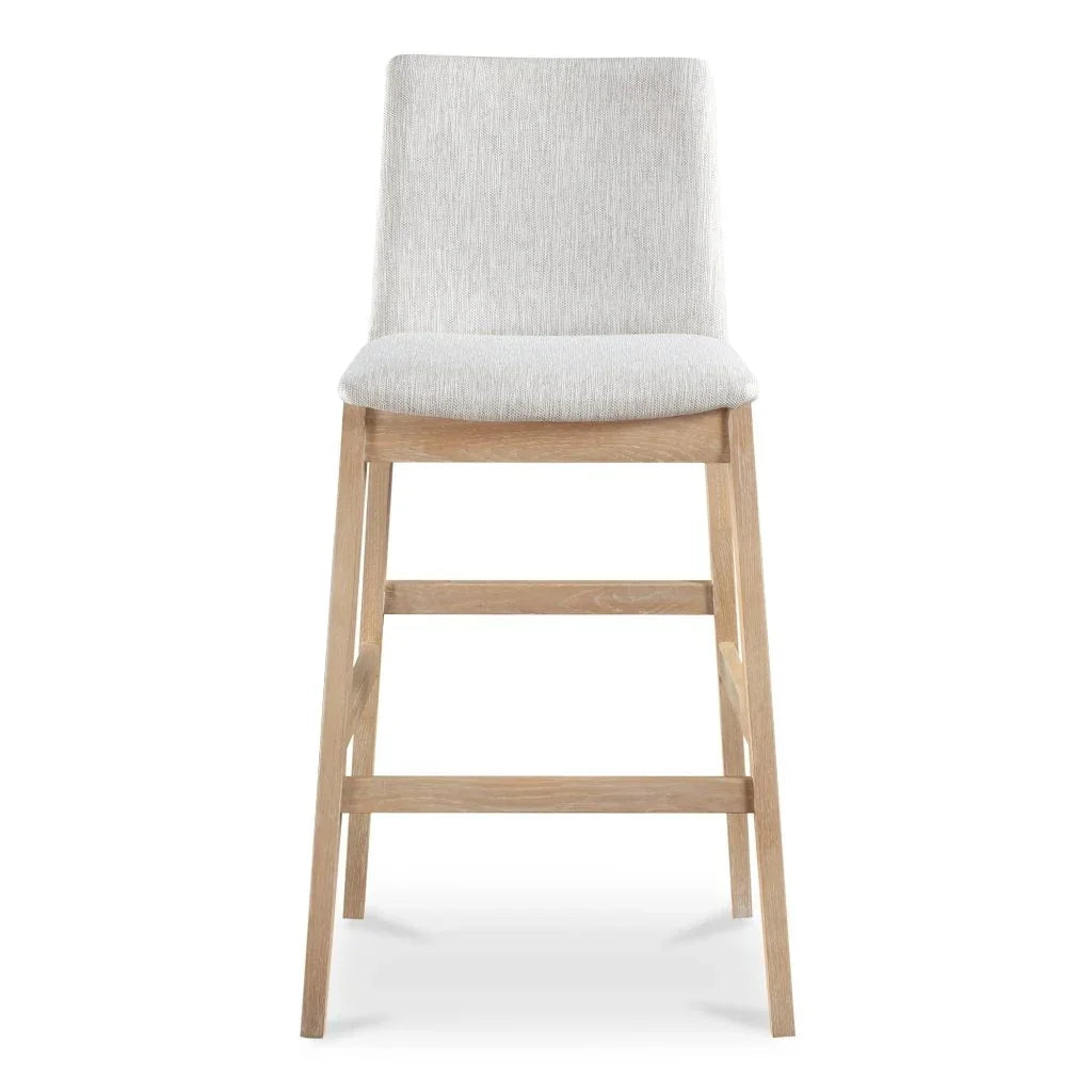 Deco Natural Oak Frame Barstool - LOOMLAN - Moe's Home - Bar Stools