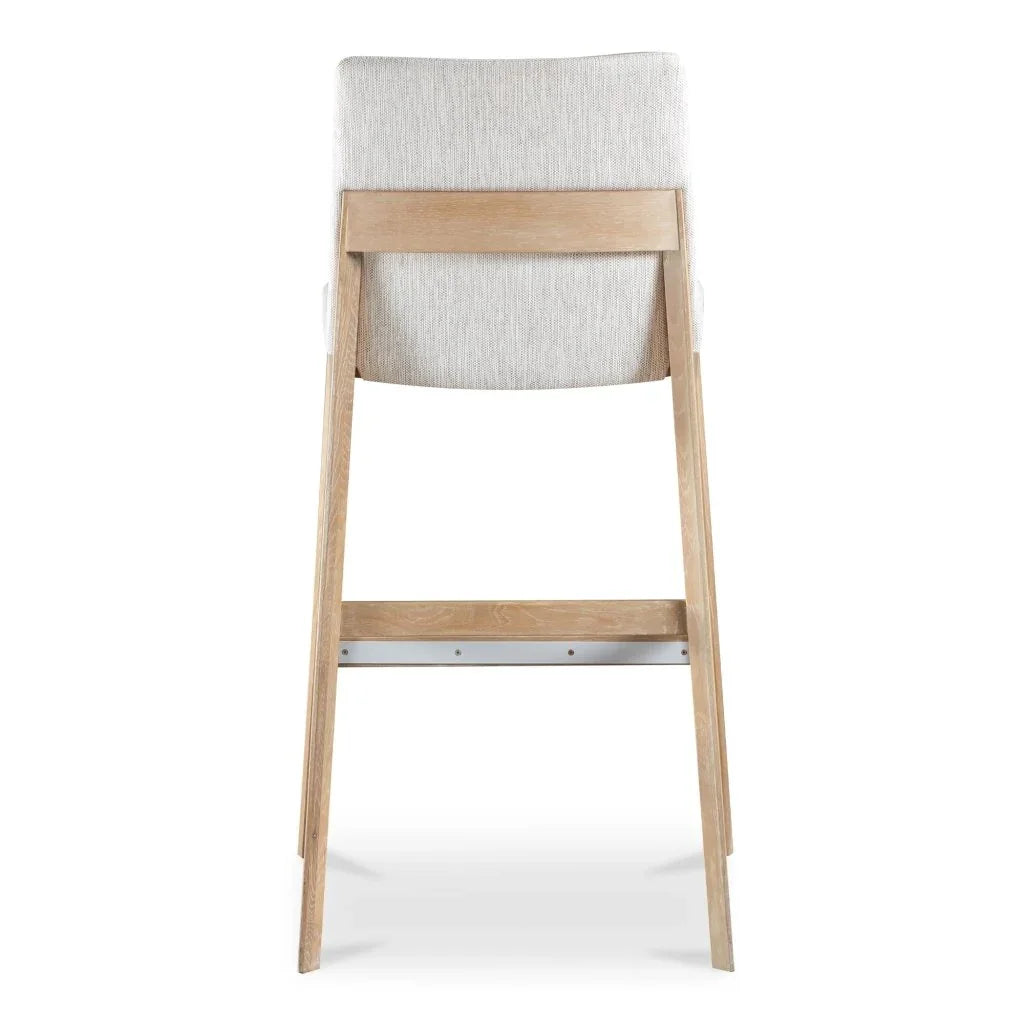 Deco Natural Oak Frame Barstool - LOOMLAN - Moe's Home - Bar Stools