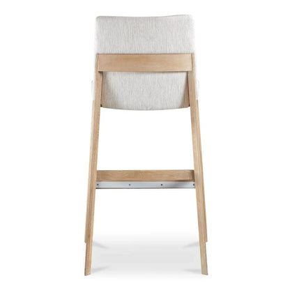 Deco Natural Oak Frame Barstool - LOOMLAN - Moe's Home - Bar Stools