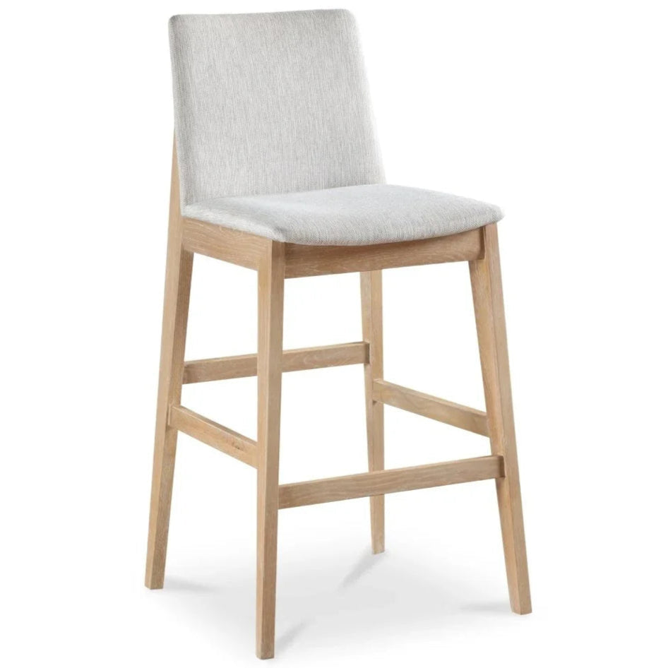 Deco Natural Oak Frame Barstool - LOOMLAN - Moe's Home - Bar Stools