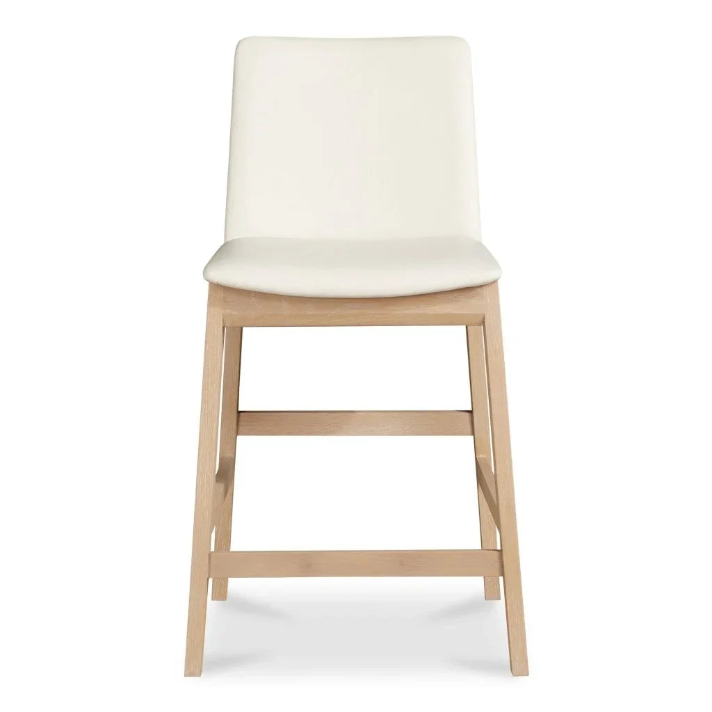 Deco Solid Oak Wood Counter Stool - LOOMLAN - Moe's Home - Counter Stools