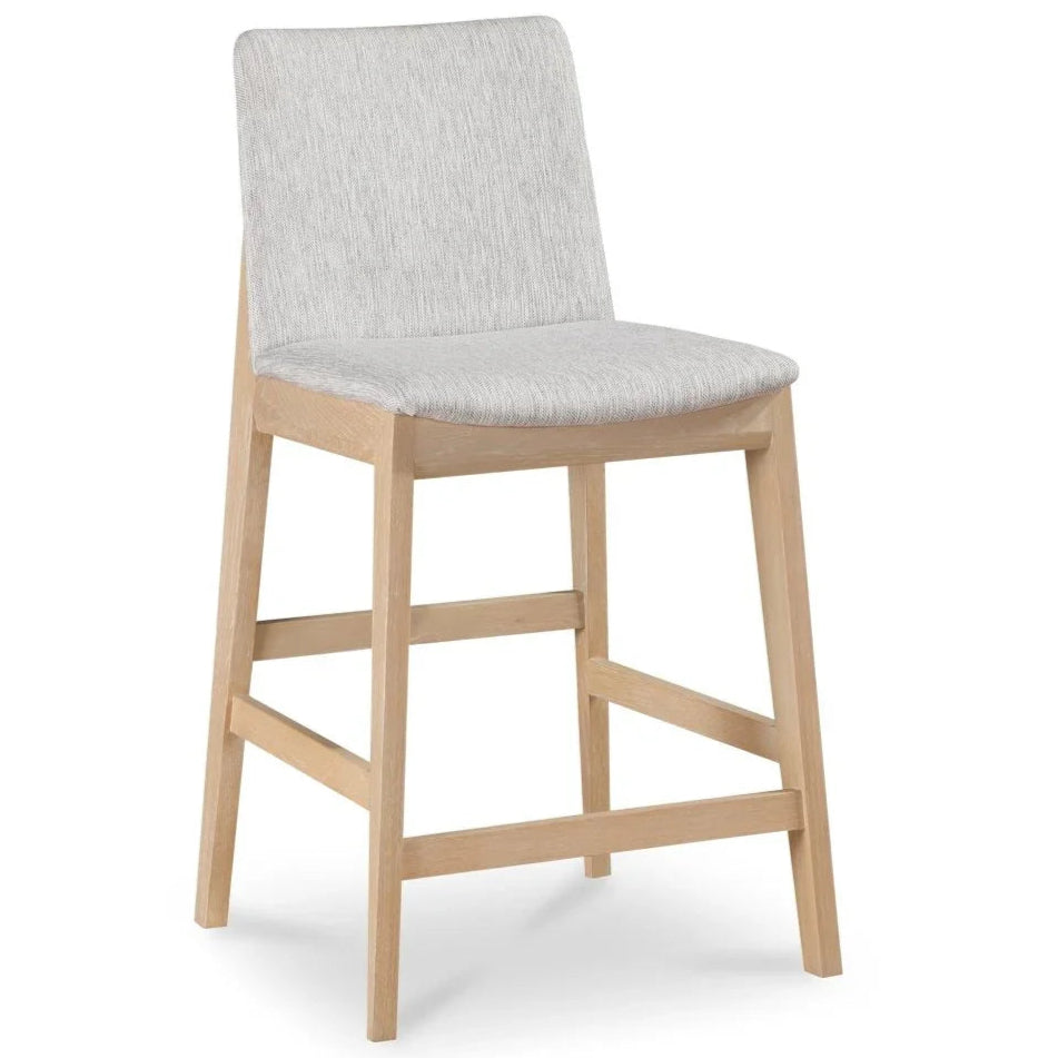 Deco Solid Oak Wood Counter Stool - LOOMLAN - Moe's Home - Counter Stools