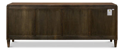 Deco Wall Wooden Brown Sideboard - LOOMLAN - Sarreid - Sideboards