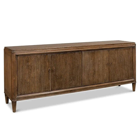 Deco Wall Wooden Brown Sideboard - LOOMLAN - Sarreid - Sideboards