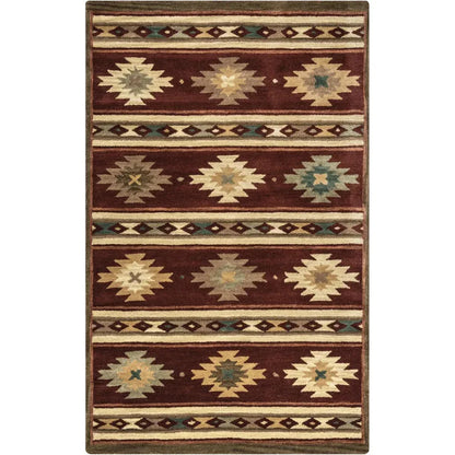 Deer Wool Red Hallway Kitchen Runner Rug - LOOMLAN - LOOMLAN - Area Rugs