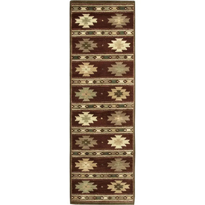 Deer Wool Red Hallway Kitchen Runner Rug - LOOMLAN - LOOMLAN - Area Rugs