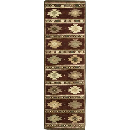 Deer Wool Red Hallway Kitchen Runner Rug - LOOMLAN - LOOMLAN - Area Rugs
