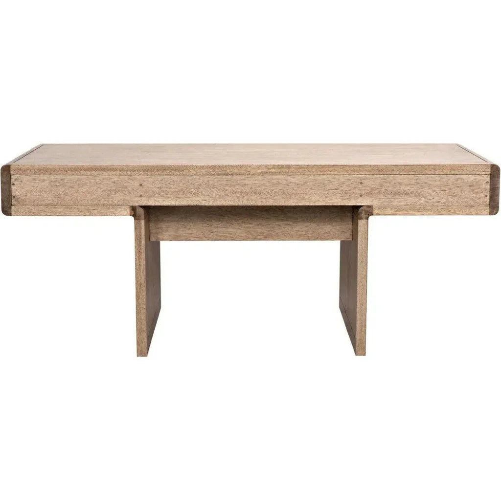 Degas Desk, Washed Walnut Wood Desk Drawers-Home Office Desks-Noir-LOOMLAN