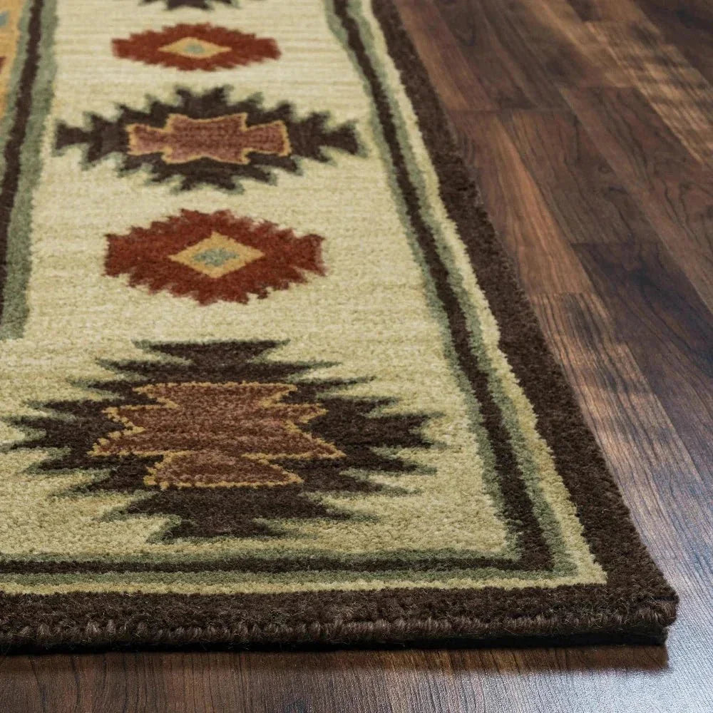 Deji Wool Beige Hallway Kitchen Runner Rug - LOOMLAN - LOOMLAN - Area Rugs