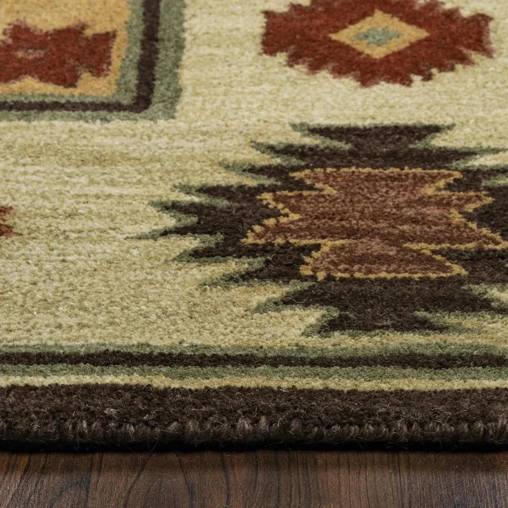 Deji Wool Beige Hallway Kitchen Runner Rug - LOOMLAN - LOOMLAN - Area Rugs
