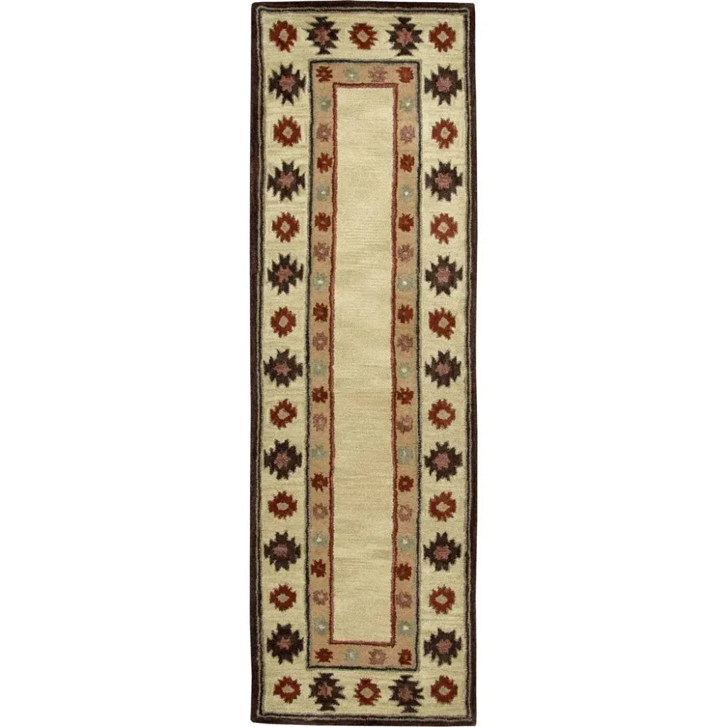 Deji Wool Beige Hallway Kitchen Runner Rug - LOOMLAN - LOOMLAN - Area Rugs