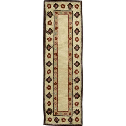 Deji Wool Beige Hallway Kitchen Runner Rug - LOOMLAN - LOOMLAN - Area Rugs
