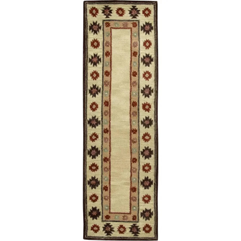 Deji Wool Beige Hallway Kitchen Runner Rug - LOOMLAN - LOOMLAN - Area Rugs