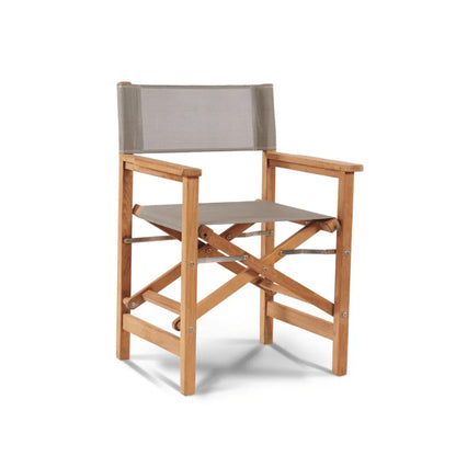 Del Ray Teak Patio Square Dining Set 5PC-Outdoor Dining Sets-HiTeak-LOOMLAN