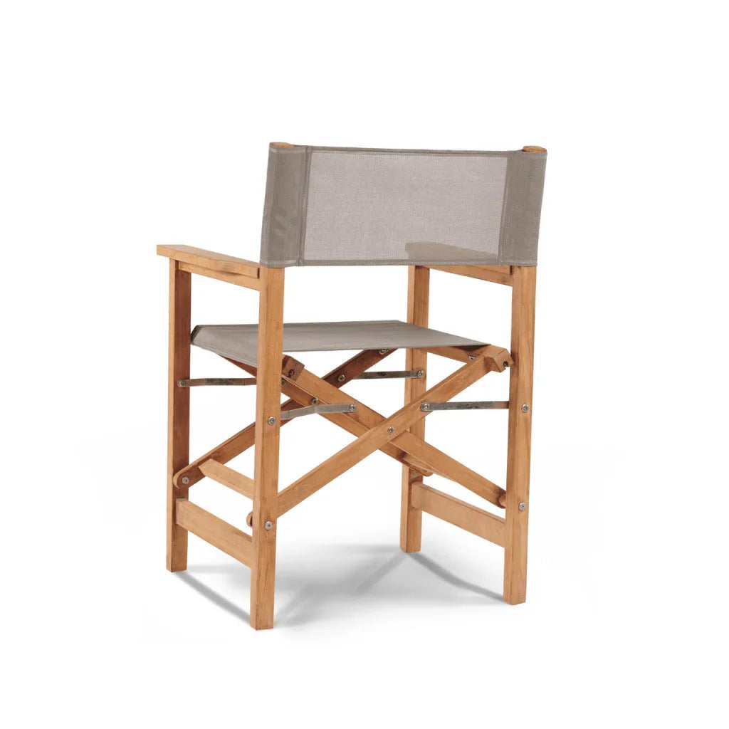 Del Ray Teak Patio Square Dining Set 5PC-Outdoor Dining Sets-HiTeak-LOOMLAN