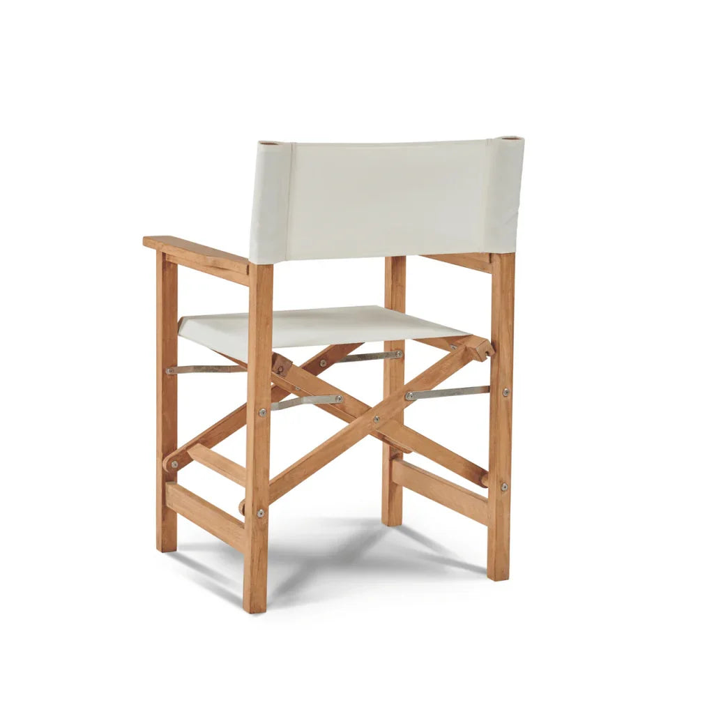 Del Ray Teak Patio Square Dining Set 5PC-Outdoor Dining Sets-HiTeak-LOOMLAN