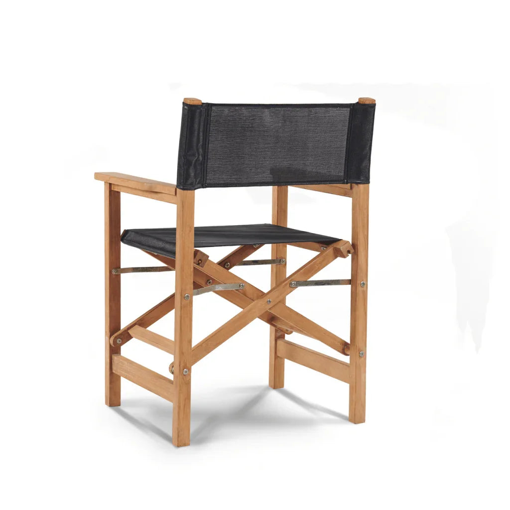 Del Ray Teak Patio Square Dining Set 5PC-Outdoor Dining Sets-HiTeak-LOOMLAN