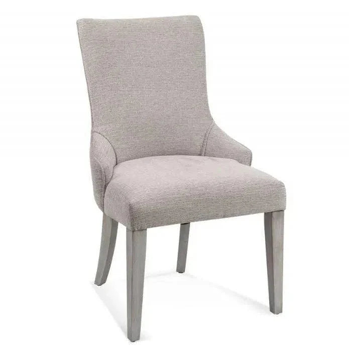 Delaney Wood Grey Armless Chair (Set Of 2) - LOOMLAN - Bassett Mirror - Accent Chairs