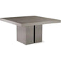 Delapan Dining Table - Grey Outdoor Dining Table-Outdoor Dining Tables-Seasonal Living-LOOMLAN