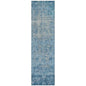 Delaura Blue Washable Indoor - Outdoor Rug - LOOMLAN - LOOMLAN Rugs - Outdoor Rugs