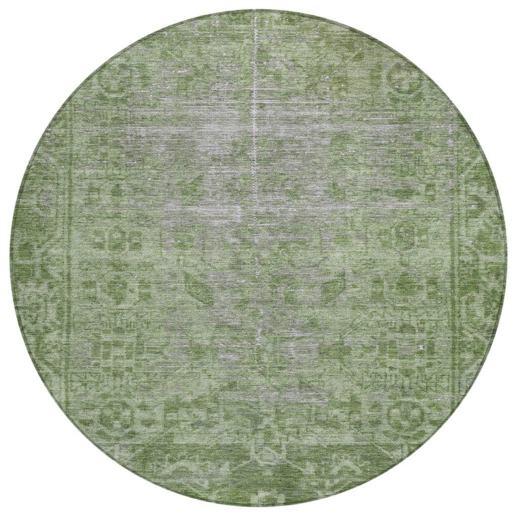 Delaura Fern Washable Indoor - Outdoor Rug - LOOMLAN - LOOMLAN Rugs - Outdoor Rugs