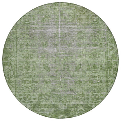 Delaura Fern Washable Indoor - Outdoor Rug - LOOMLAN - LOOMLAN Rugs - Outdoor Rugs