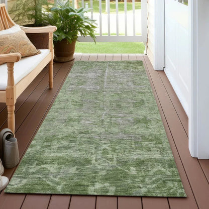 Delaura Fern Washable Indoor - Outdoor Rug - LOOMLAN - LOOMLAN Rugs - Outdoor Rugs