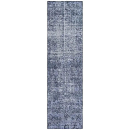 Delaura Navy Washable Indoor - Outdoor Rug - LOOMLAN - LOOMLAN Rugs - Outdoor Rugs