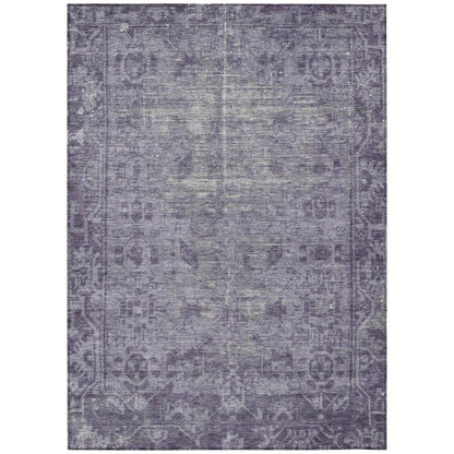 Delaura Purple Washable Indoor - Outdoor Rug - LOOMLAN - LOOMLAN Rugs - Outdoor Rugs
