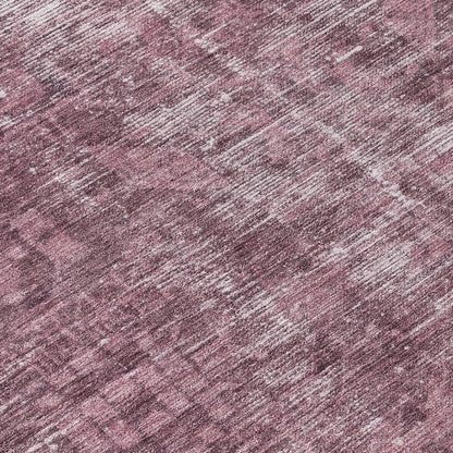 Delaura Red Washable Indoor - Outdoor Rug - LOOMLAN - LOOMLAN Rugs - Outdoor Rugs