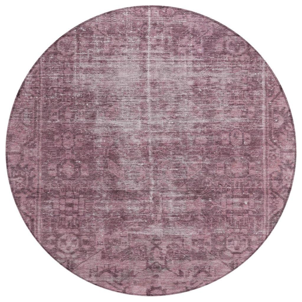 Delaura Red Washable Indoor - Outdoor Rug - LOOMLAN - LOOMLAN Rugs - Outdoor Rugs