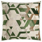 Delaware Green Throw Pillow