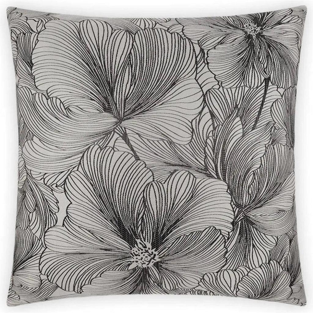 Delhi Smoke Grey Throw Pillow With Insert - LOOMLAN - D.V. Kap - Throw Pillows