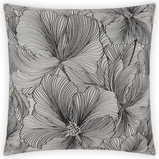 Delhi Smoke Grey Throw Pillow With Insert - LOOMLAN - D.V. Kap - Throw Pillows