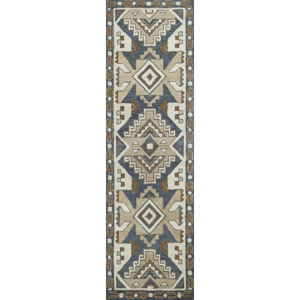 Deli Wool Gray Hallway Kitchen Runner Rug - LOOMLAN - LOOMLAN - Area Rugs