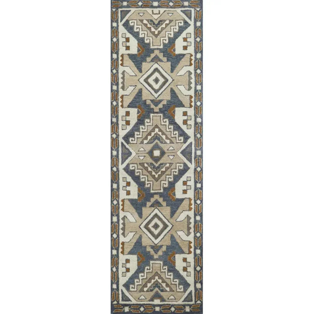 Deli Wool Gray Hallway Kitchen Runner Rug - LOOMLAN - LOOMLAN - Area Rugs