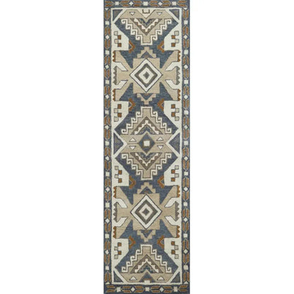 Deli Wool Gray Hallway Kitchen Runner Rug - LOOMLAN - LOOMLAN - Area Rugs