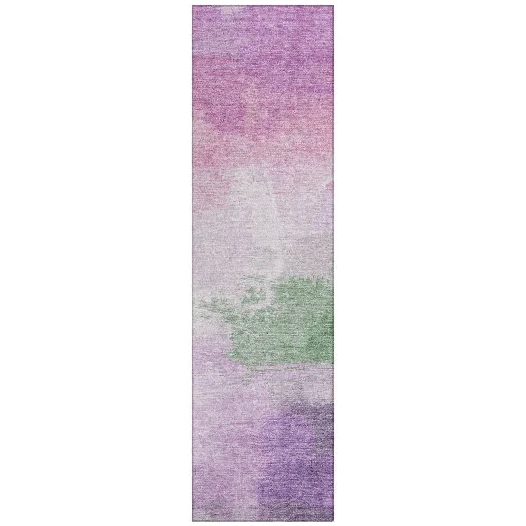 Delisah Purple Washable Indoor - Outdoor Rug - LOOMLAN - LOOMLAN Rugs - Outdoor Rugs