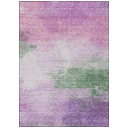 Delisah Purple Washable Indoor - Outdoor Rug - LOOMLAN - LOOMLAN Rugs - Outdoor Rugs