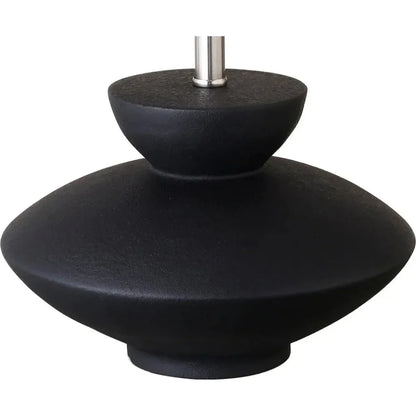 Dell Polyresin Black Table Lamp - LOOMLAN - Moe's Home - Table Lamps