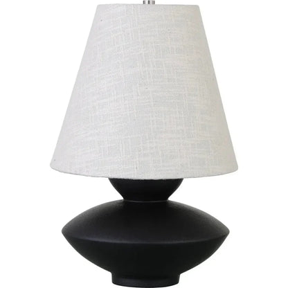 Dell Polyresin Black Table Lamp - LOOMLAN - Moe's Home - Table Lamps