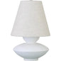 Dell Polyresin White Table Lamp - LOOMLAN - Moe's Home - Table Lamps