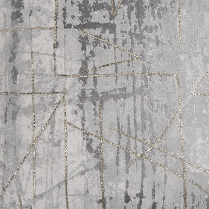 Dell Silver Throw Pillow With Down Insert - LOOMLAN - LOOMLAN - Throw Pillows